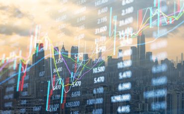 Concept,Of,Modern,Commercial,Architecture,And,Financial,Stock,Market,Securities